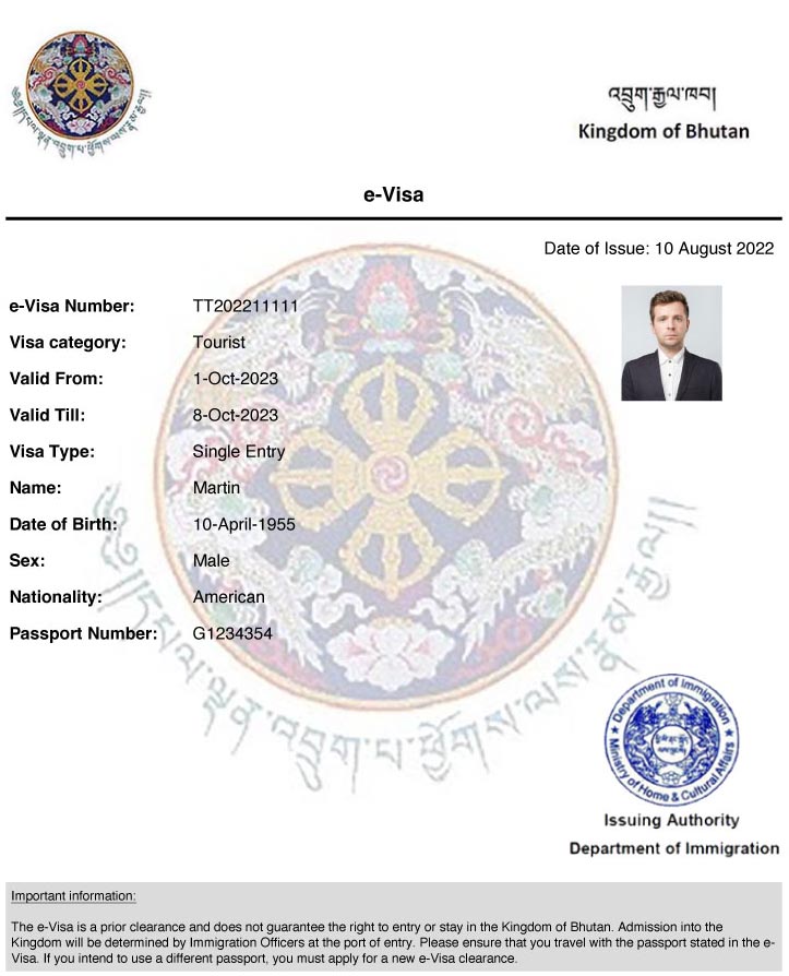 Bhutan eVisa